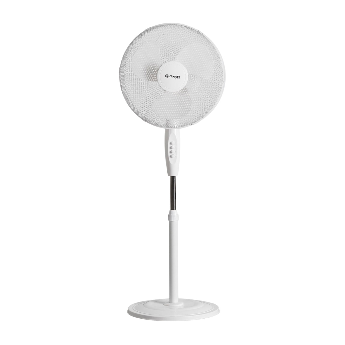 Ventilador de Pie Ø40cm 40W 3 Velocidades White Comfort Blanco Thinia Home
