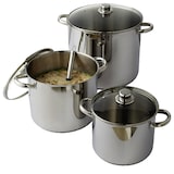 thumbnail of aro Olla para sopas con tapadera, acero inoxidable, Ø 30 cm, 18 L, inducción