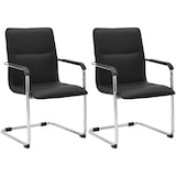 thumbnail of 2er Set Freischwinger Seattle Kunstleder schwarz