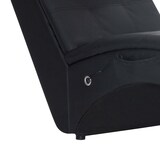 thumbnail of vidaXL Massage Chaiselongue mit Kissen Schwarz Kunstleder