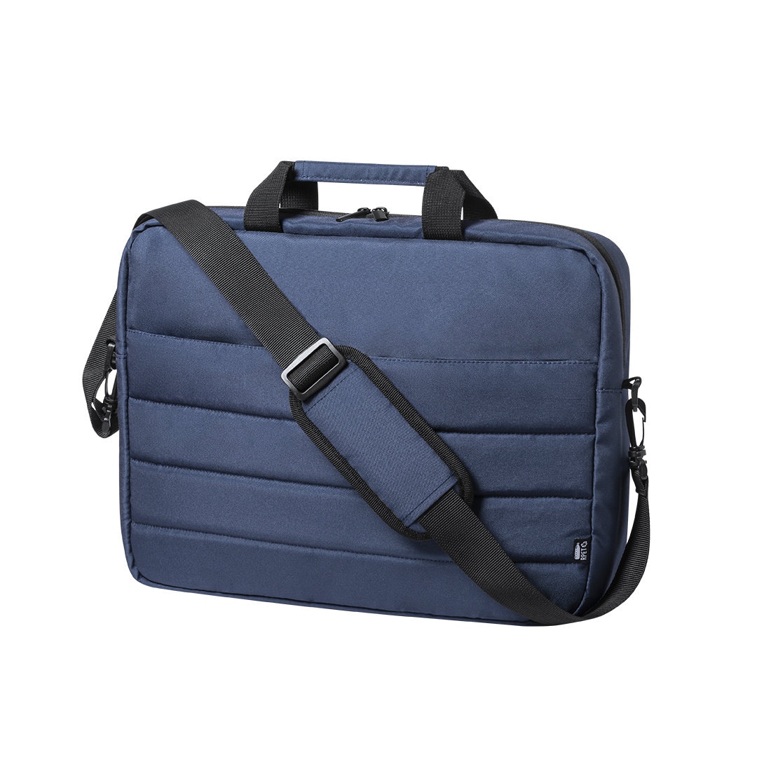 Blauwe draagtas voor laptop tot 15 inch