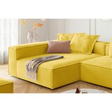 thumbnail of KAWOLA Sofa CARMO Ecksofa Stoff gelb Recamiere links