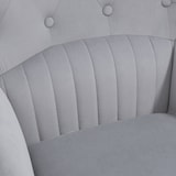 thumbnail of HOMCOM Sillón Individual Sillón Orejero Butaca de Salón Moderno Tapizado en Terciopelo con Respaldo Alto Reposabrazos y Patas de Acero 68x72x103 cm