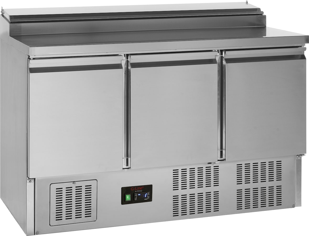 TEFCOLD Saladette-Kühltheke, GN 1/1 GSS435 348l Edelstahl