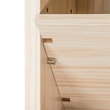 thumbnail of tectake Étagère Colonne Meuble de Rangement 6 compartiments 90x21x20cm - marron hêtre - 401699