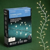 thumbnail of LED Draht Lichterkette 4,5m Twinkle Effekt 8 Funktionen 360 Micro-LEDs Timer 8h Außenbeleuchtung Drahtlichterkette Garten Terrasse Balkon Warmweiß