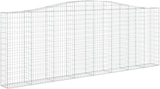 thumbnail of vidaXL Gabionen mit Hochbogen 4 Stk. 400x30x140/160cm Verzinktes Eisen