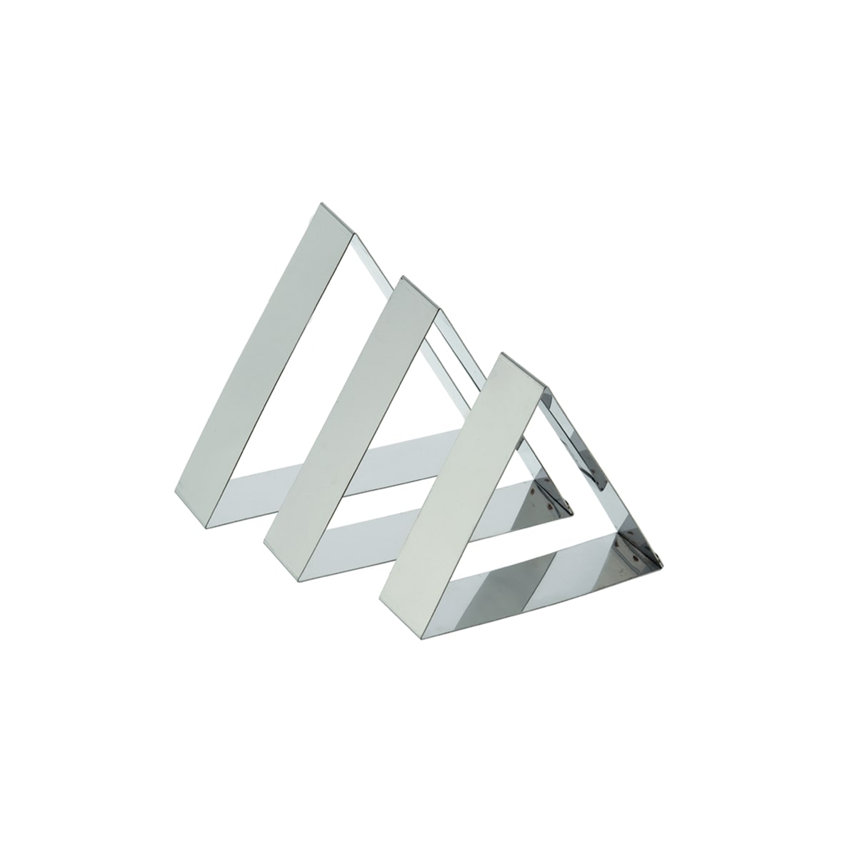 Schneider - Tortenring "Dreieck", Edelstahl, 160 x 50 mm