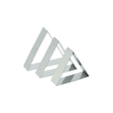 thumbnail of Schneider - Tortenring "Dreieck", Edelstahl, 160 x 50 mm