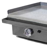 thumbnail of MBH - Gasgrill Bratplatte 800x400 mm mit Gaskocher für die Gastronomie. Fry Top aus laminiertem Stahl für Bar- und Restaurantküchen.