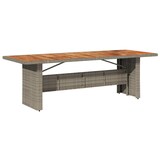 thumbnail of vidaXL 11-tlg. Garten-Bistro-Set mit Kissen Grau Poly Rattan