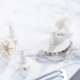 thumbnail of Set van 3 kerstkoekjesvormen voor suikerpasta met sneeuwvlokmotief van Zenker.
