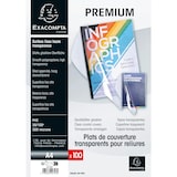 thumbnail of Exacompta 42746E 100er Packung Einbanddeckel aus PVC 300µ, für DIN A4 - Kristall