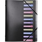 thumbnail of Exacompta Ordnungsmappe OPAK aus PP mit 3 Klappen und 12 Fächern