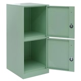 thumbnail of Décoshop26 - Armoire vestiaire métallique casier de rangement 2 portes 90x38x45 cm vert menthe 04_0008947