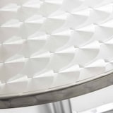 thumbnail of Table de jardin ronde et 4 chaises aluminium gris - Oviala