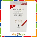 thumbnail of DayBays 1000 Stk. Bamboo Zahnstocher 65mm (Ø2mm) Tooth Pick gehüllt (paper wrapped)
