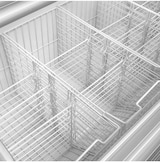 thumbnail of TEFCOLD Zweietagige Gefriervitrine TD500 450l Weiß