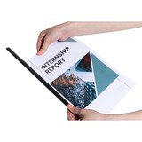 thumbnail of Exacompta 397081E Packung mit 25 Stück Klemmschienen für Kapazität DIN A4 30 Blatt Serodo, 3mm - Schwarz