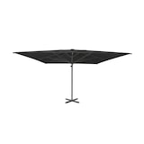 thumbnail of METRO PROFESSIONAL Ombrellone push-up quadrato, alluminio, 4 x 4 m, idrorepellente, antracite/grigio