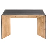 thumbnail of Consolle HWC-L76, tavolino per telefono, legno massiccio industriale MVG, 80x120x40cm naturale con aspetto metallico