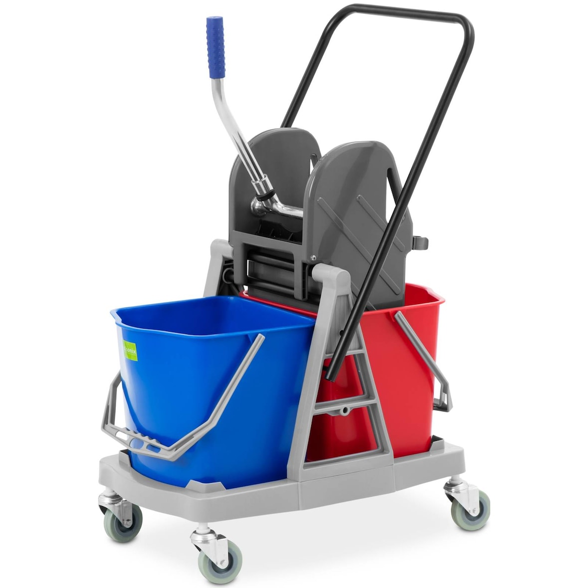 ulsonix Secchio lavapavimenti professionale con strizzatore - 2 secchi - 2 x 17 L