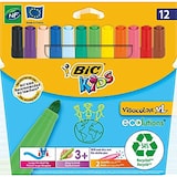 thumbnail of Etui de 12 feutres de coloriage Visacolor XL ECOlutions, pointe ogive, coloris assortis