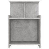 thumbnail of Tables de chevet 2 pcs Gris béton 40x35x60 cm Aggloméré