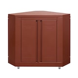 thumbnail of Oviala Meuble d'angle pour cuisine extérieure en acier 96 x 109 x 60 cm cm brique