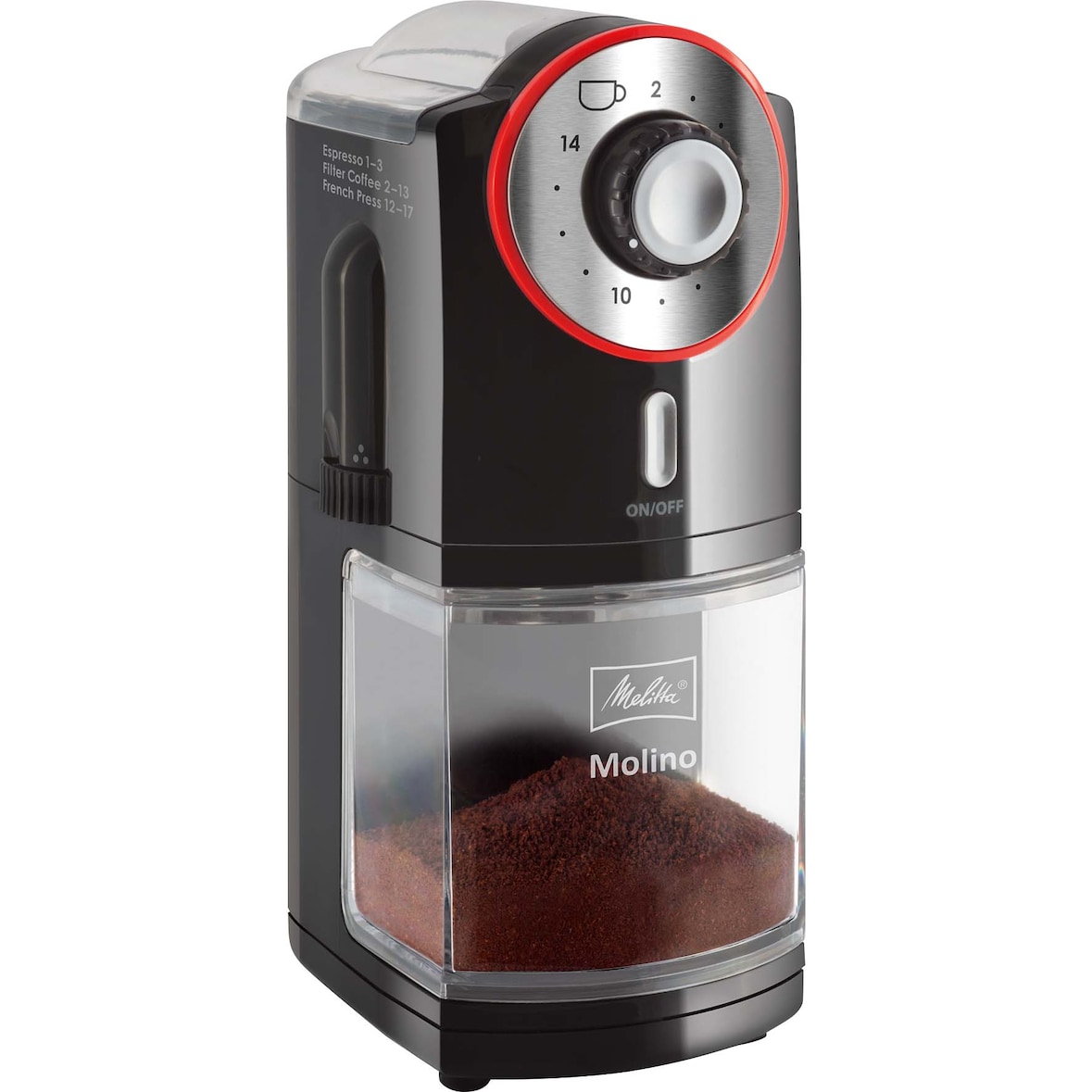 Melitta  Kaffeemühle elektrisch Molino 1019-01 sw