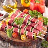 thumbnail of Relaxdays Grillspieße Edelstahl, 20er Set Schaschlik-Spieße, mit Tasche, Fleisch & Gemüse, 31 cm, Metallspieße, silber