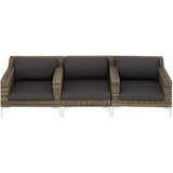 thumbnail of tectake Pieza modular para conjunto de ratán Villanova sillón  antracita-jaspeado - 404418