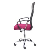 thumbnail of Silla Gontar respaldo malla negro asiento granate