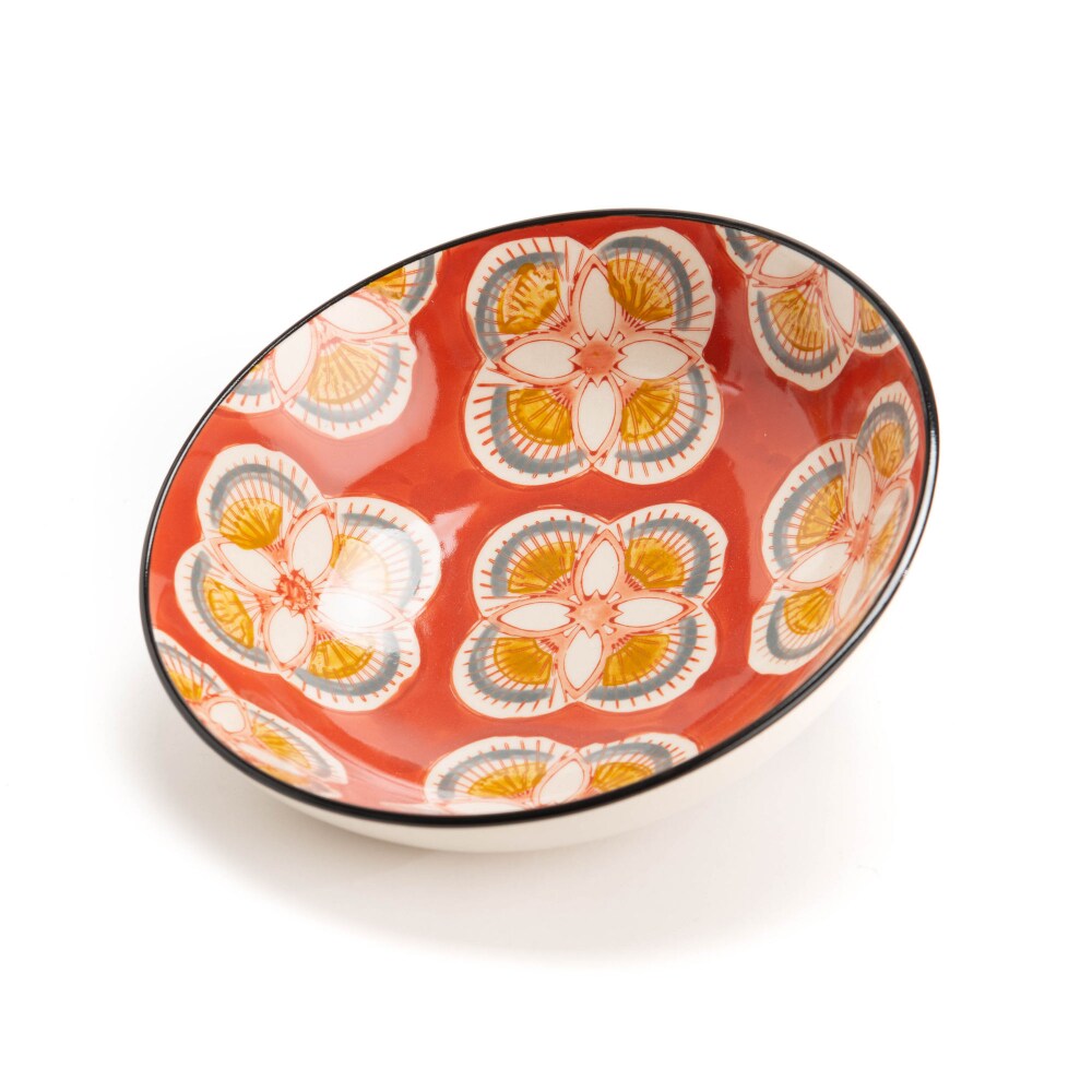 Tiefer Teller Imany 19 cm - Dekoriert Amadeus Steingut 19x19 cm