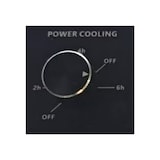 thumbnail of Skyrainbow Diepvrieskast voor ijs, roestvrij staal, 54 x 5 l ijsbakken, met turbofunctie