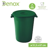 thumbnail of WellHome - Vuilnisbak van 100 liter met 30 plastic vuilniszakken in de groene industriële industrie