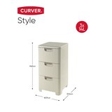 thumbnail of Curver - STYLE Schubladenturm 3x14L creme   creme