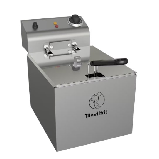Gasfrit- Freidora eléctrica industrial 1 cuerpo 8 litros Movilfriq