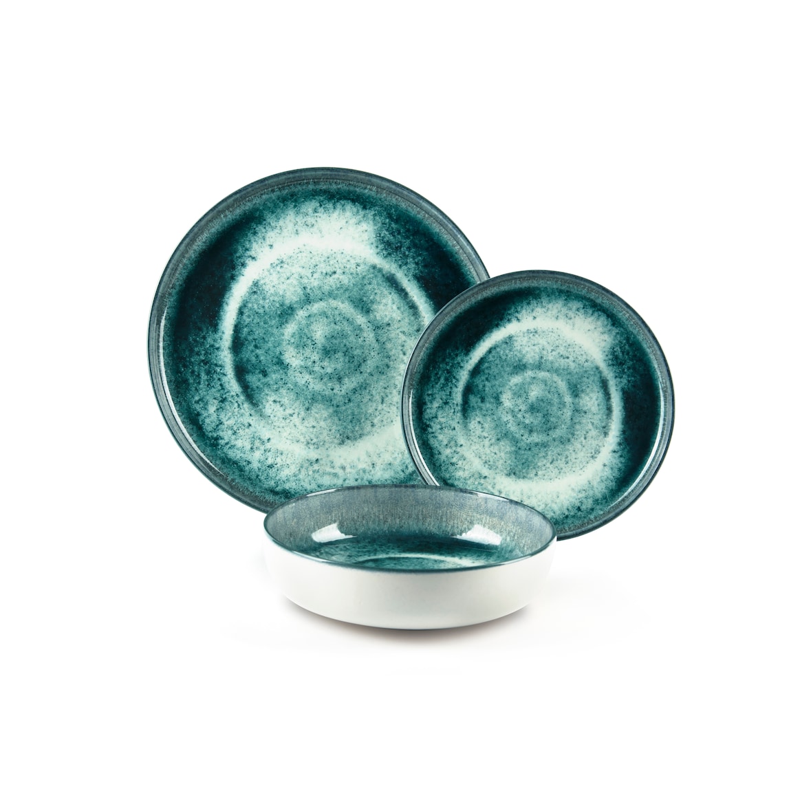 Excelsa Geschirrset 12-Teiliges Atena Keramik Bunt