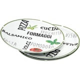 thumbnail of Grote Pizzaborden Italia ø 30CM - Rood en Groen - Italiaanse Prints - Set van 2