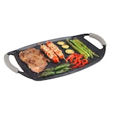 thumbnail of Cheffinger Grillplatte 47cm Aluguss Induktion Bratplatte BBQ Grill braten Plancha aus Aluminium