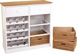thumbnail of Décoshop26 - Weinregal für 12 Flaschen mit Schubladen rustikaler Stil 86x87x37cm 04_0004316