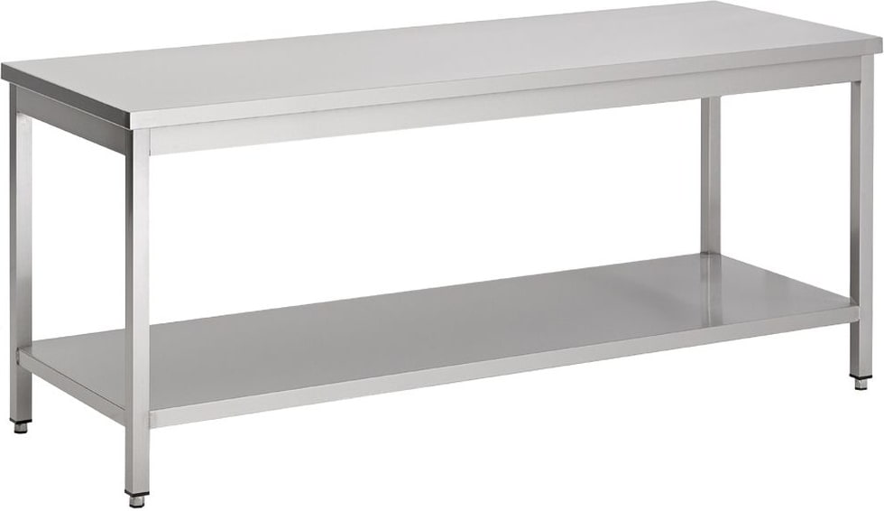 Mesa de trabajo Combisteel con base de acero inoxidable 1900x600x900mm