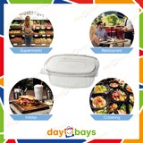 thumbnail of DayBays 9000 Stk. Klappschale Oval 500 ml VP 150x124x55 mm RPET Transparent mit anhängendem Deckel
