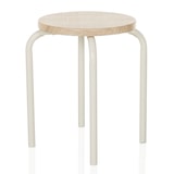 thumbnail of Taburete / taburete ALRANDA metal / MDF blanco / roble hjh LIVING