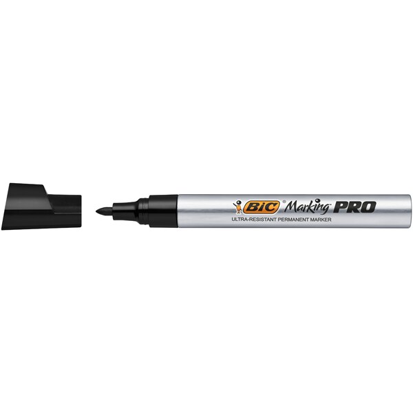 BIC Marqueur Permanent Marking Pro Pointe ogive noir