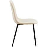 thumbnail of Sedia da pranzo in velluto Baxter crema