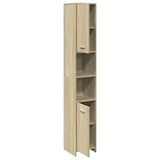 thumbnail of vidaXL Badezimmerschrank Sonoma-Eiche 30x30x183,5 cm Holzwerkstoff