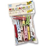 thumbnail of 2295 Wäscheklammer - Holz, farbgig sortiert, 48 Stück