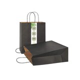 thumbnail of DeinPack Papiertüten aus Kraftpapier - 50 x schwarze Papier Tüten 32 x 12 x 41 cm